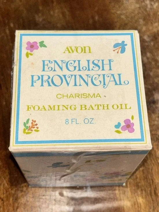 Avon ENGLISH PROVINCIAL Victorian Washstand,Cologne, Bath Oil, Powder Sachet VTG - Picture 15 of 16